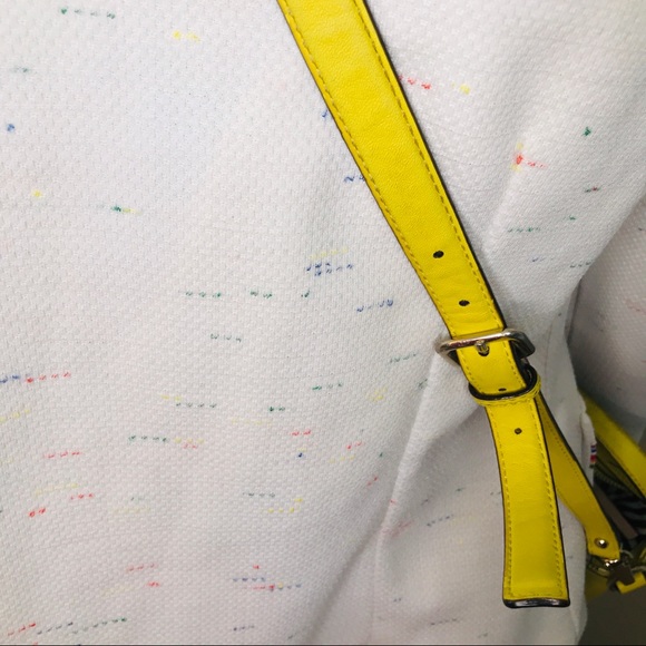 Kate Spade Lemon Yellow Crossbody Handbag - Picture 11 of 12